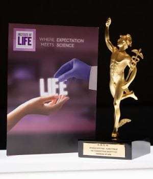 Βραβείο Καινοτομίας και Τεχνολογικής Ανάπτυξης για την Institute of Life ΙΑΣΩ για την πρωτοποριακή κλινική έρευνα της Μεταφοράς Μητρικής Ατράκτου